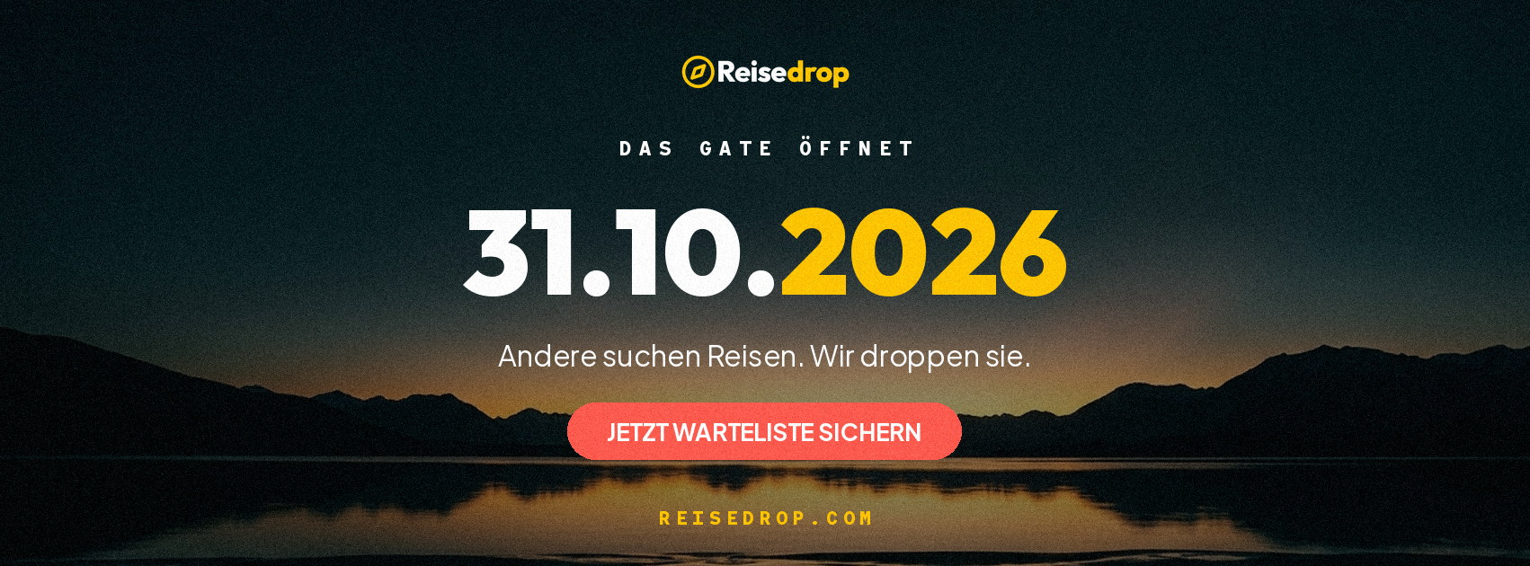 Reisedrop Launch-Cover