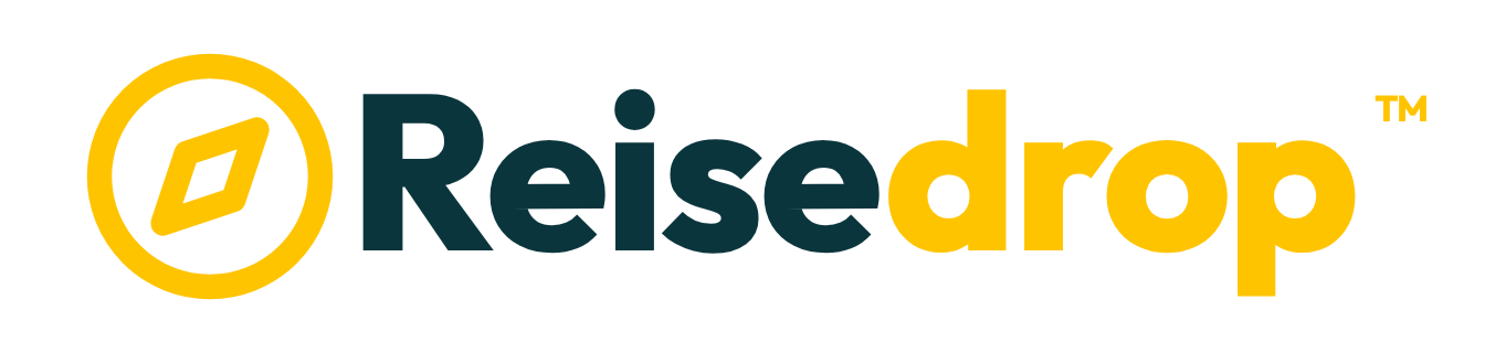 Reisedrop Logo – Variante Hell