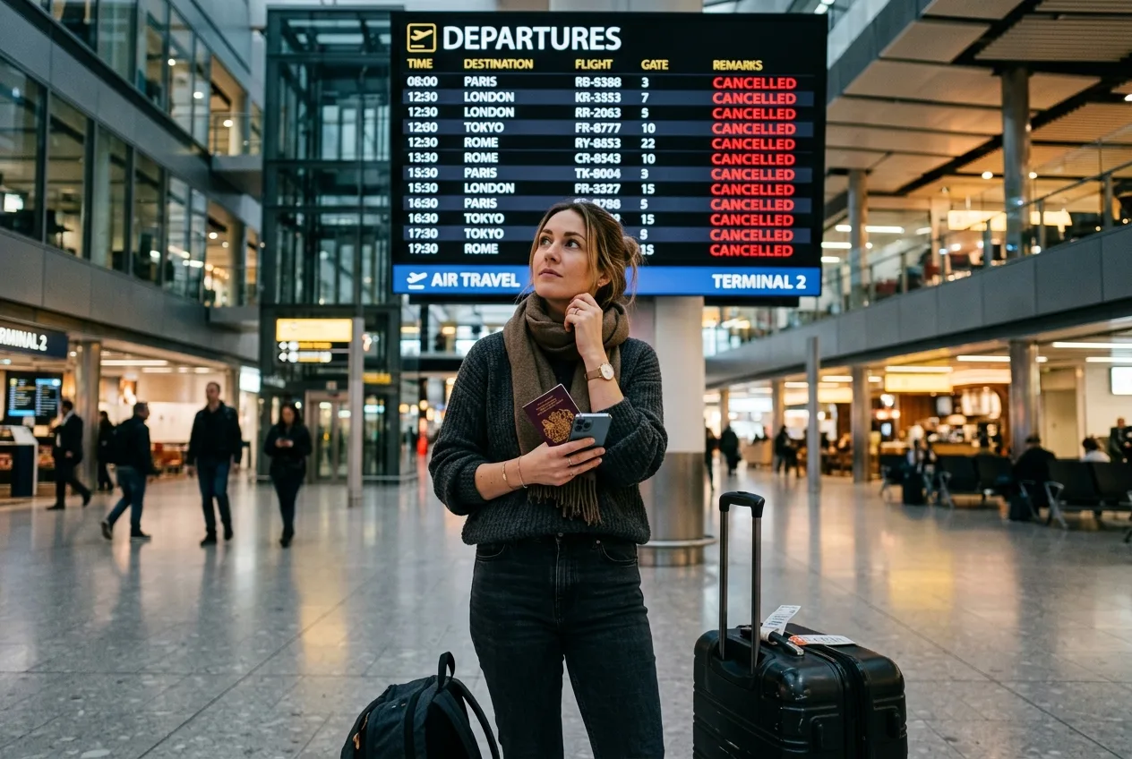 Flug annulliert? Deine Rechte in 5 Minuten