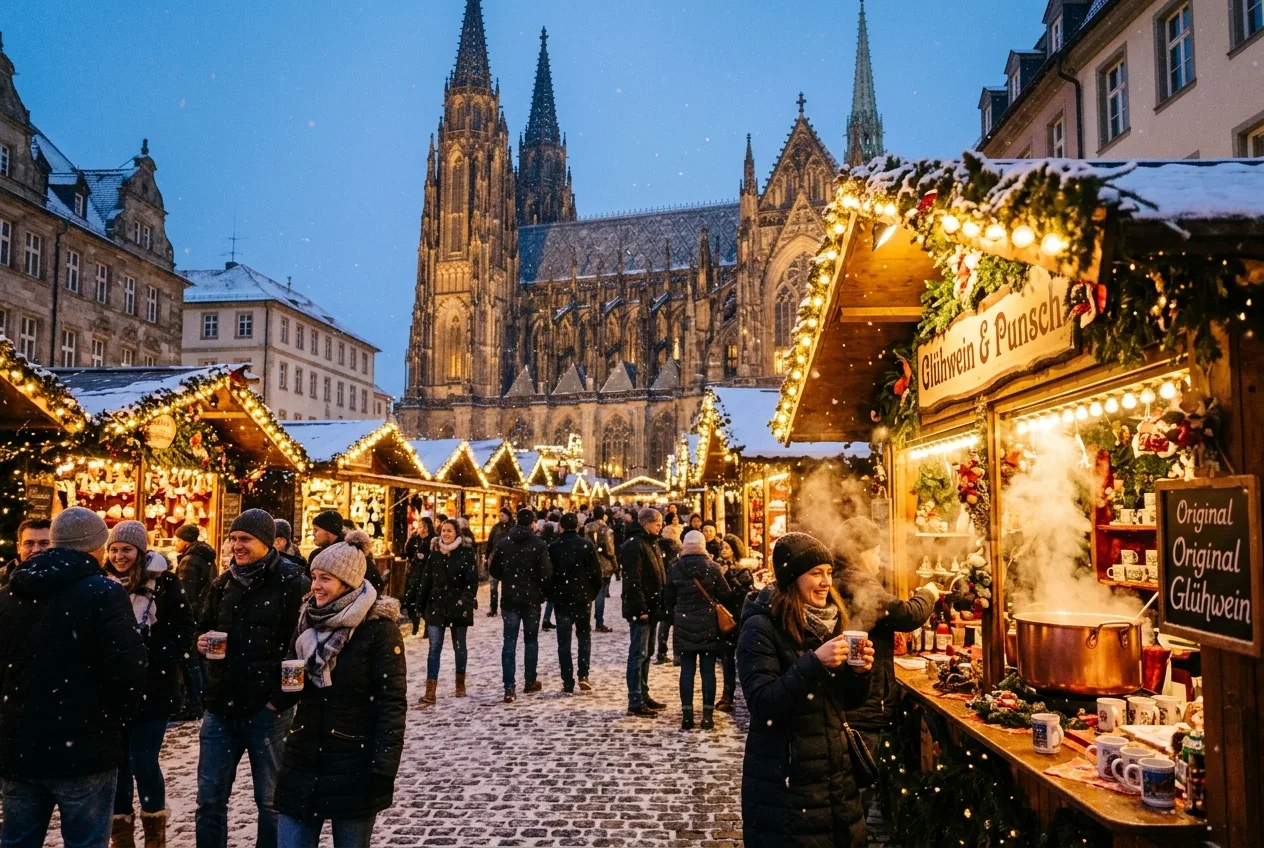 Weihnachtsmarkt-Flusskreuzfahrt 2026: Rhein & Donau im Advent