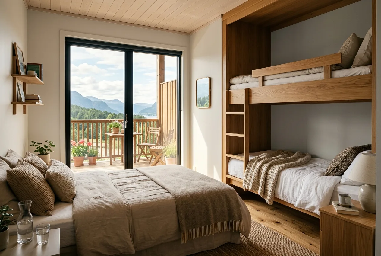 Hotell for familie på 5 personer